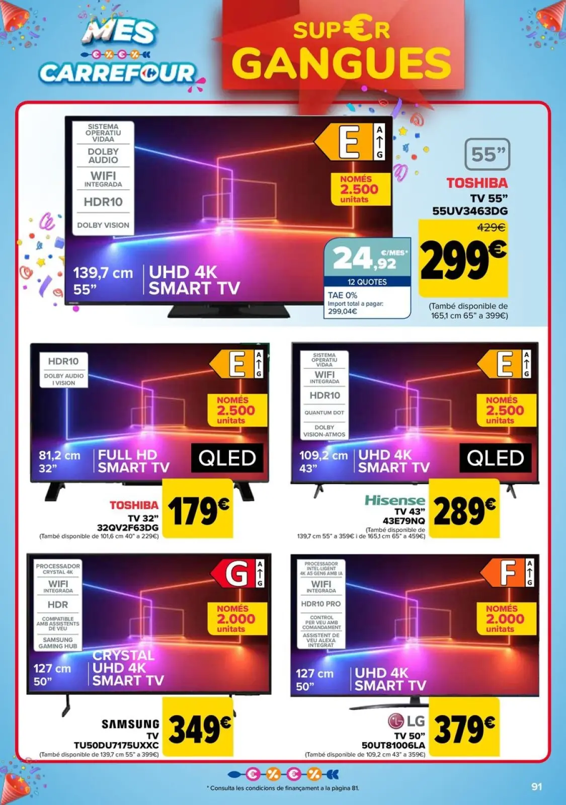 Página 91 en 3x2 + CHOLLOS Ofertas en Carrefour España