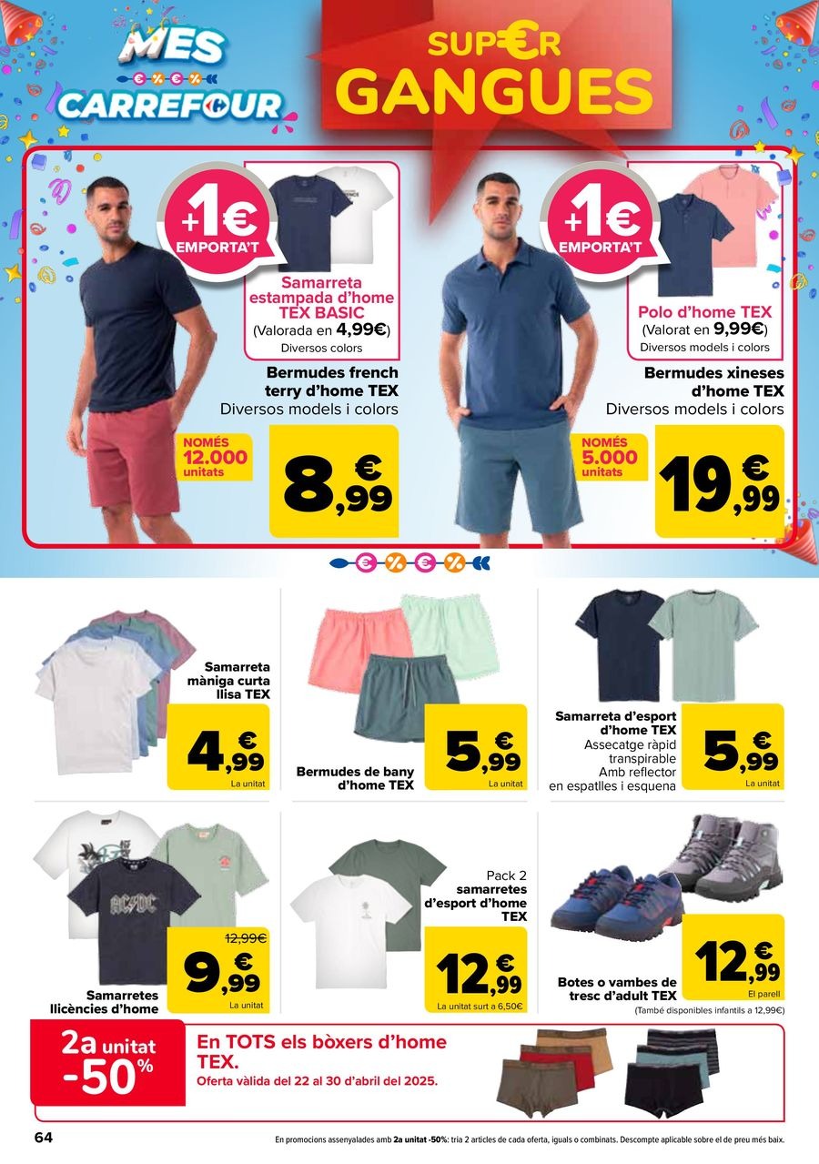 Carrefour Spain Offers from 22 April to 12 May 2025 3x2 + BARGAINS Offers