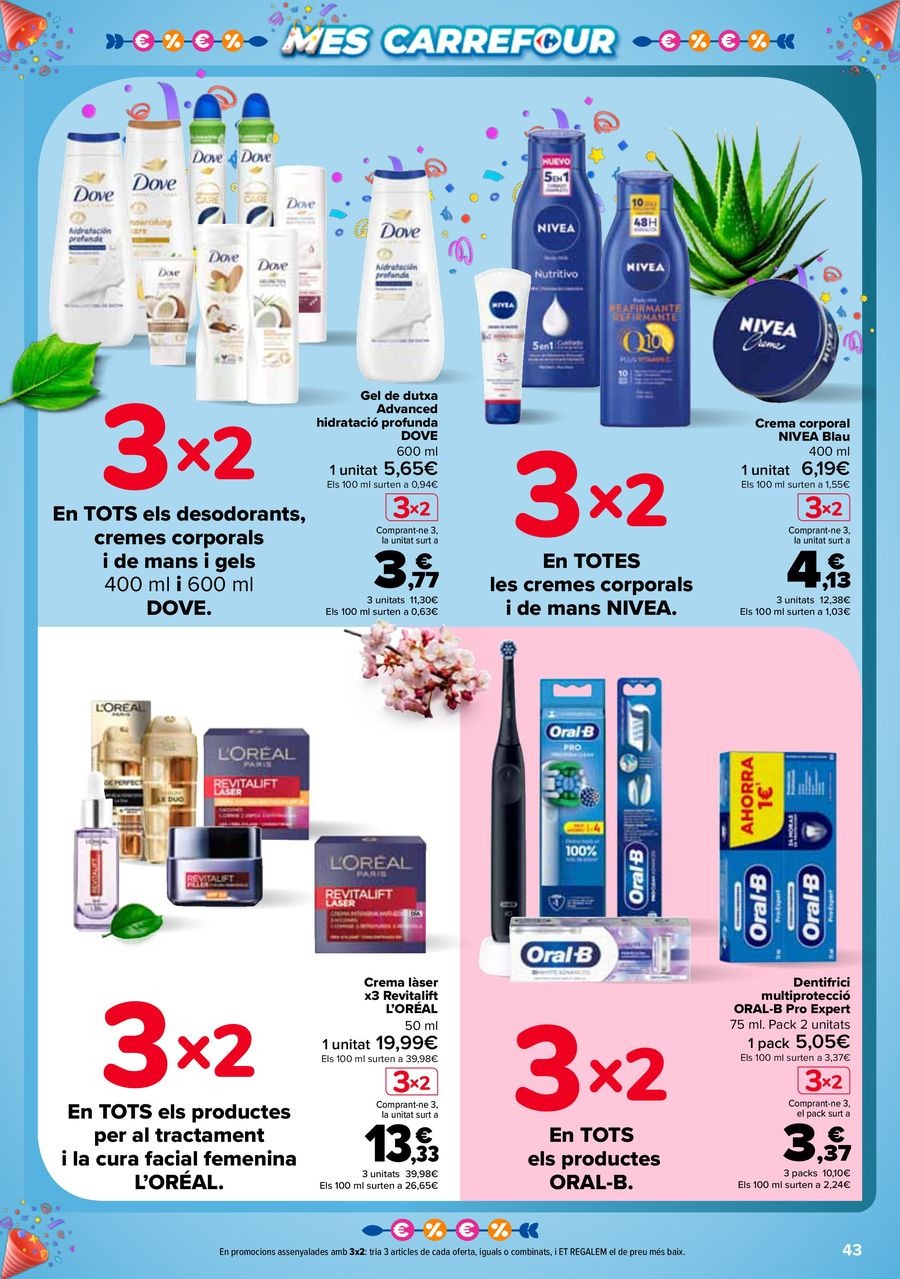Carrefour Spain Offers from 22 April to 12 May 2025 3x2 + BARGAINS Offers