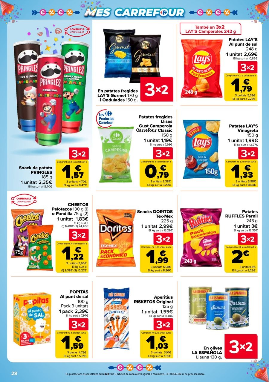 Carrefour Spain Offers from 22 April to 12 May 2025 3x2 + BARGAINS Offers