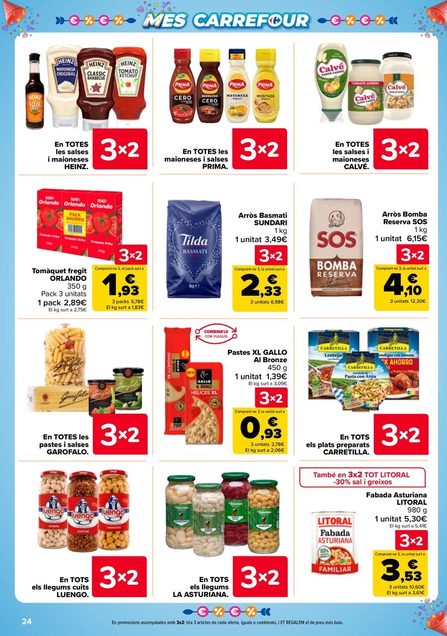 Carrefour Spain Offers from 22 April to 12 May 2025 3x2 + BARGAINS Offers