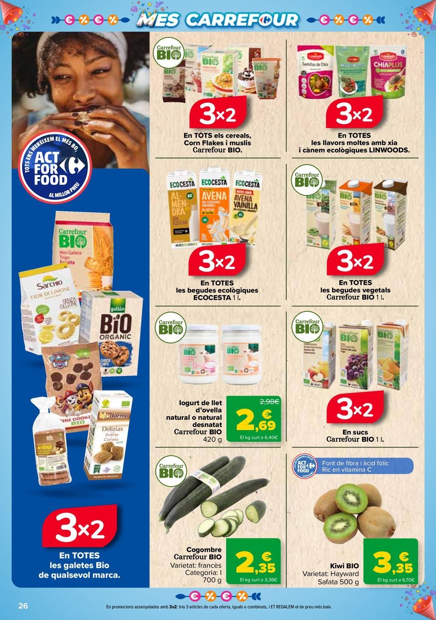 Carrefour Spain Offers from 22 April to 12 May 2025 3x2 + BARGAINS Offers