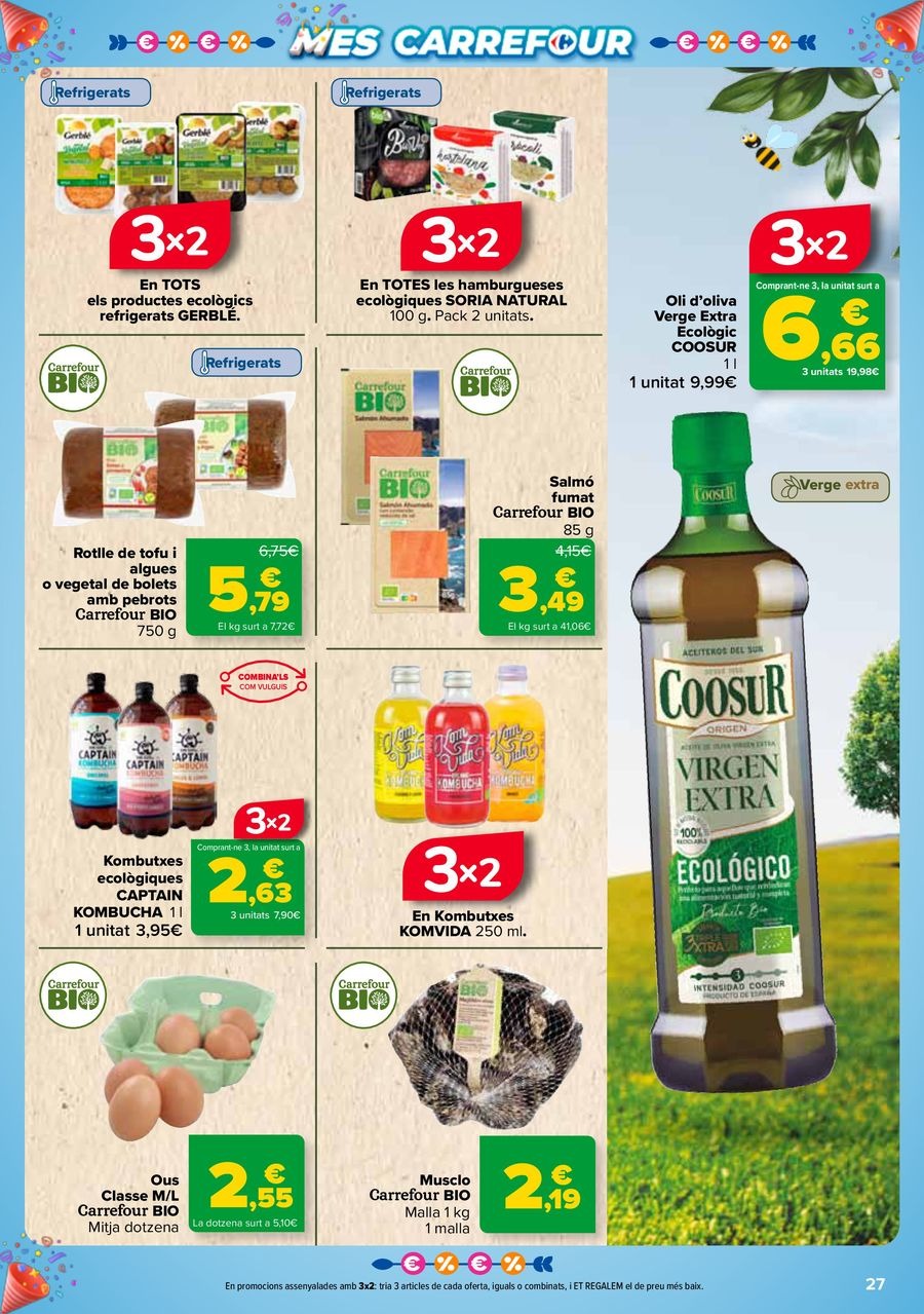 Carrefour Spain Offers from 22 April to 12 May 2025 3x2 + BARGAINS Offers