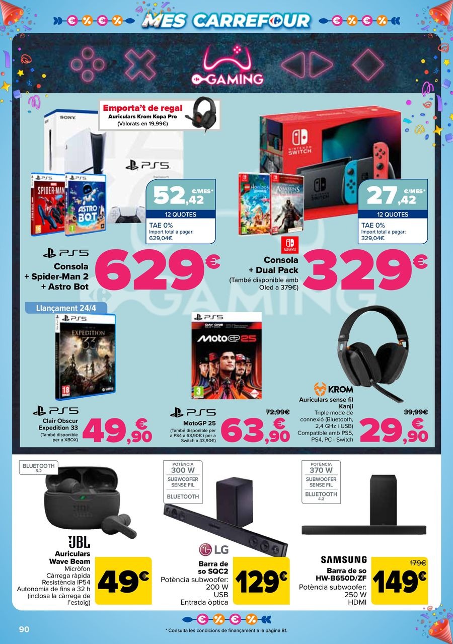 Carrefour Spain Offers from 22 April to 12 May 2025 3x2 + BARGAINS Offers