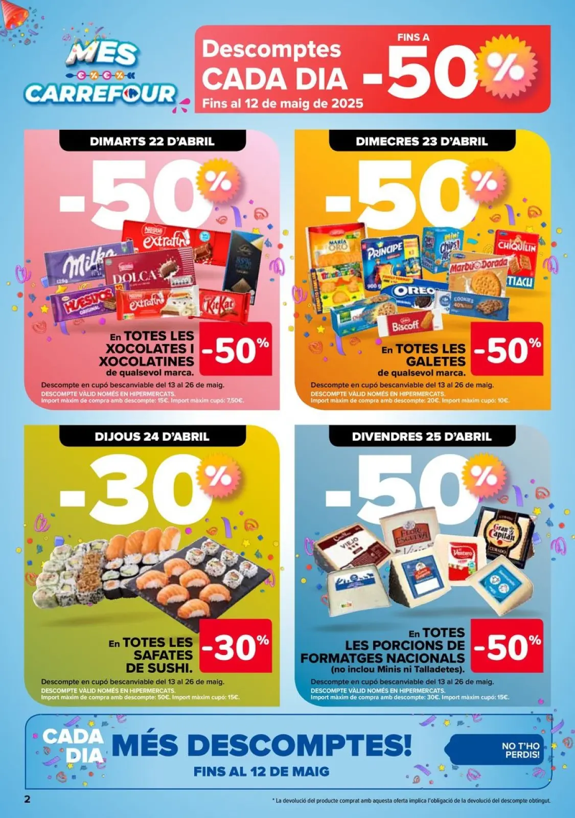 Página 2 en 3x2 + CHOLLOS Ofertas en Carrefour España