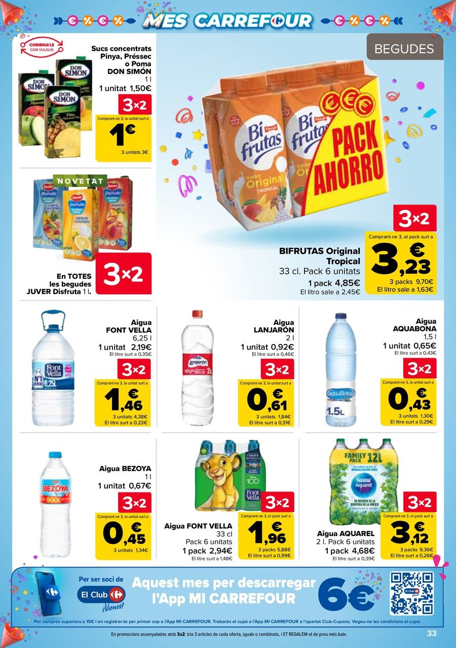 Carrefour Spain Offers from 22 April to 12 May 2025 3x2 + BARGAINS Offers