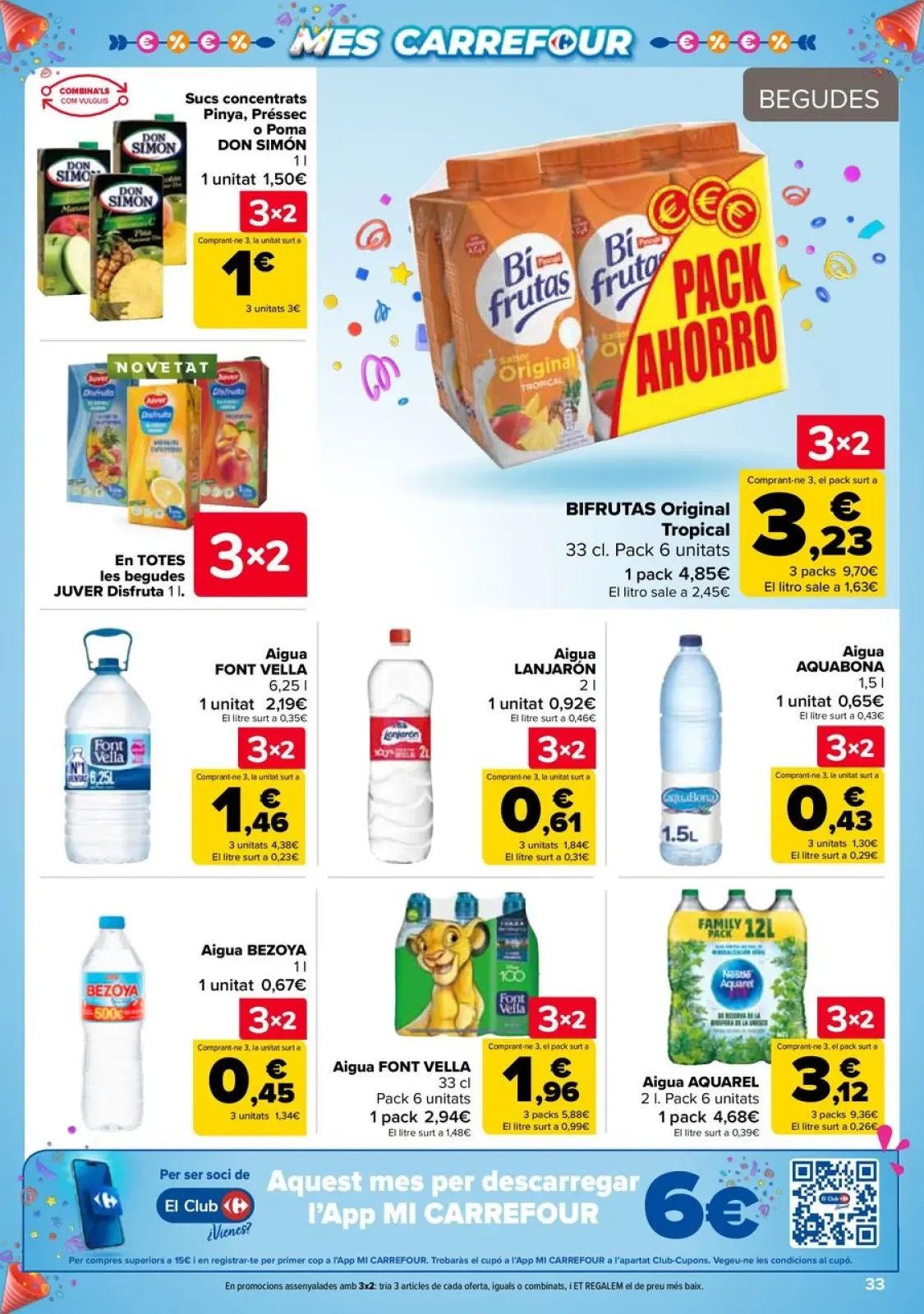 Página 33 en 3x2 + CHOLLOS Ofertas en Carrefour España