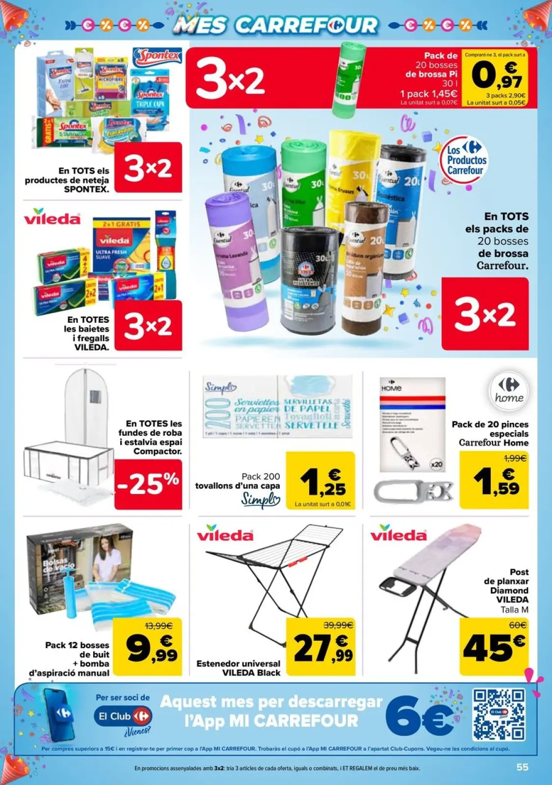 Página 55 en 3x2 + CHOLLOS Ofertas en Carrefour España