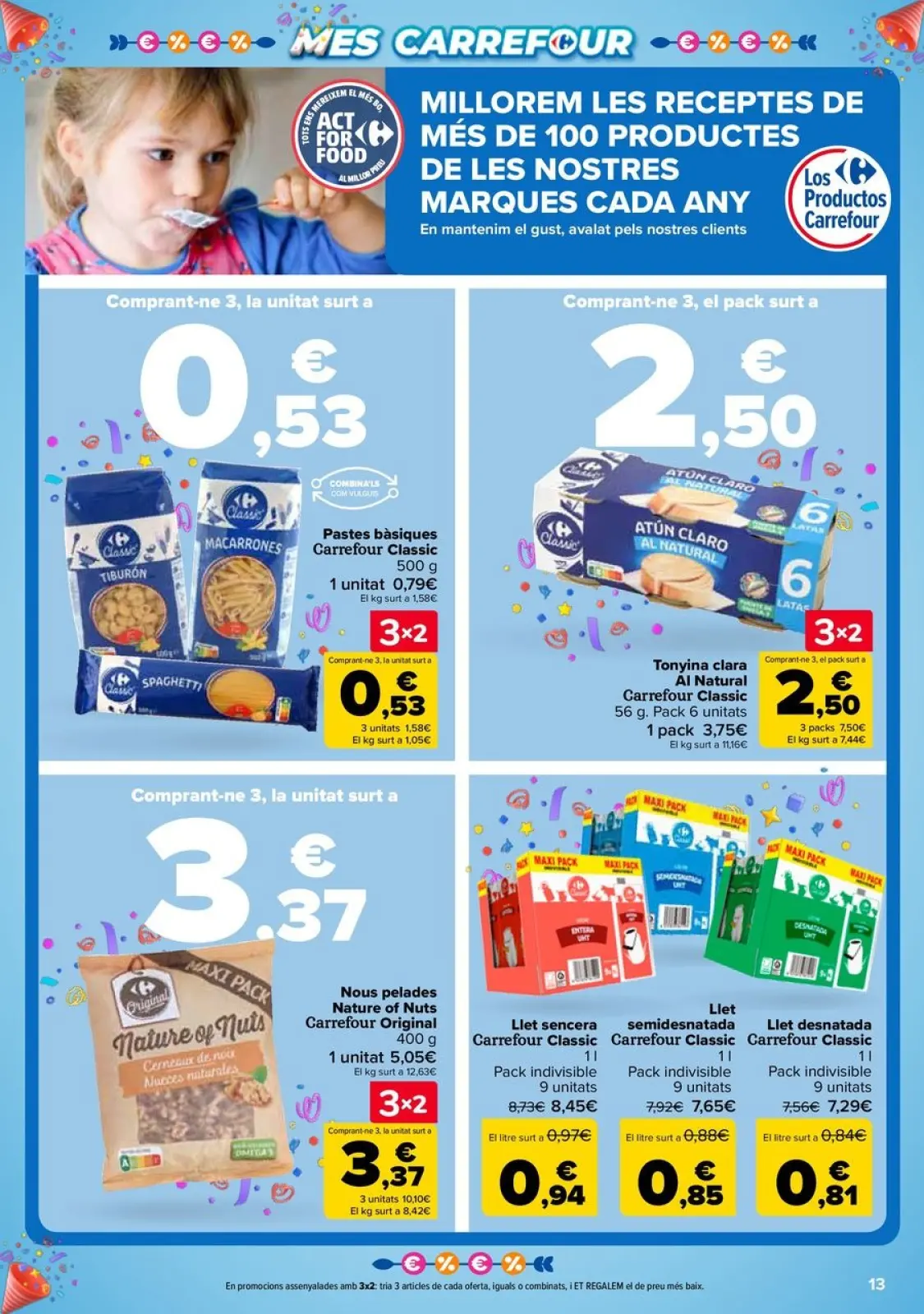 Página 13 en 3x2 + CHOLLOS Ofertas en Carrefour España