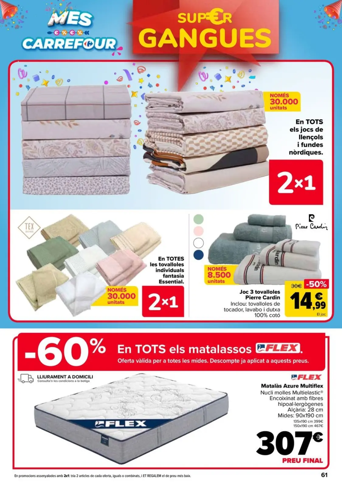 Página 61 en 3x2 + CHOLLOS Ofertas en Carrefour España