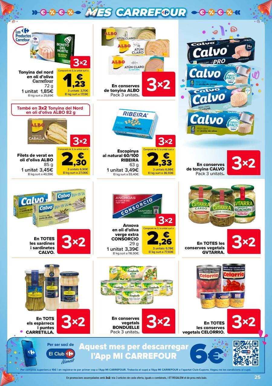 Carrefour Spain Offers from 22 April to 12 May 2025 3x2 + BARGAINS Offers