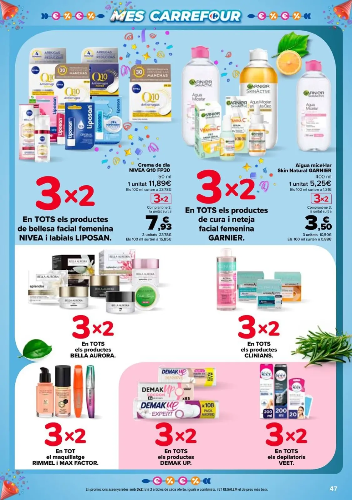 Página 47 en 3x2 + CHOLLOS Ofertas en Carrefour España