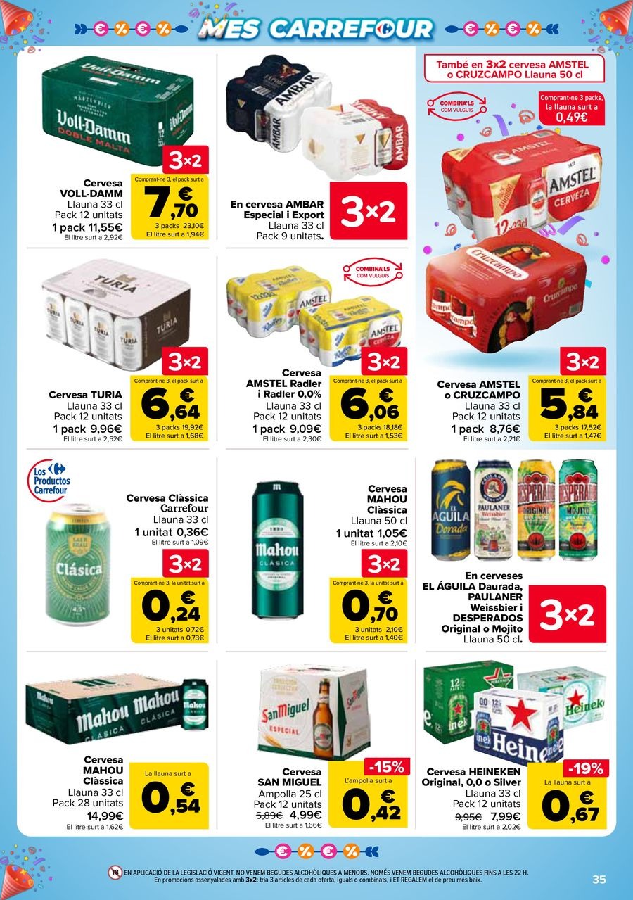 Carrefour Spain Offers from 22 April to 12 May 2025 3x2 + BARGAINS Offers