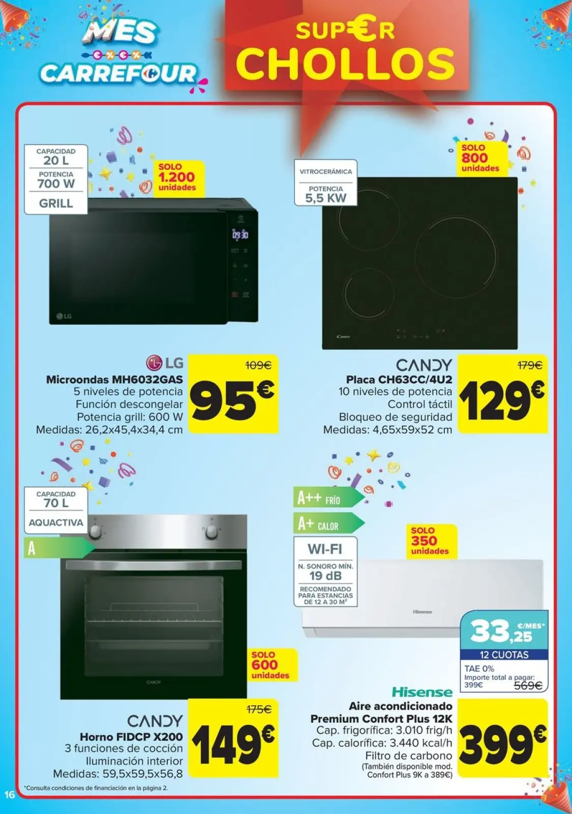 Página 16 en CHOLLOS NO ALIMENTACION en Carrefour España