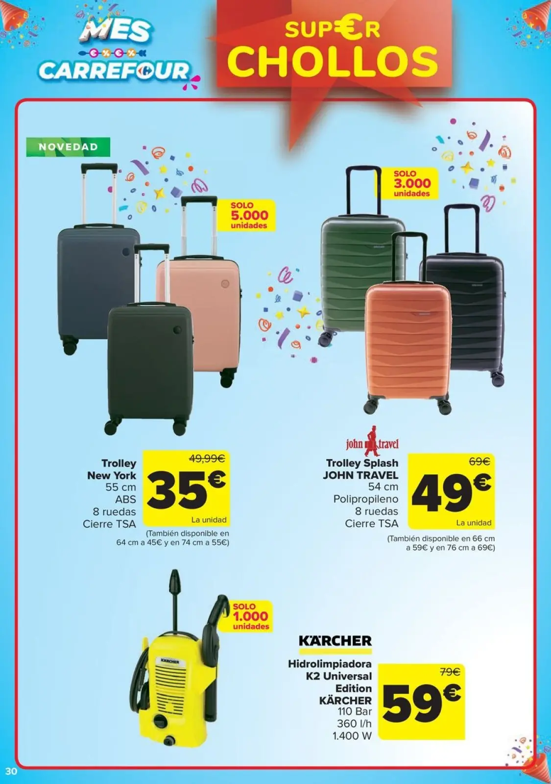 Página 30 en CHOLLOS NO ALIMENTACION en Carrefour España
