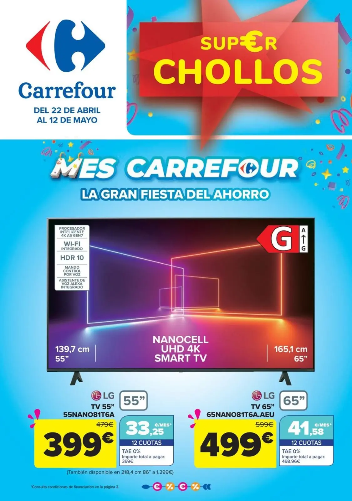 Página 1 en CHOLLOS NO ALIMENTACION en Carrefour España