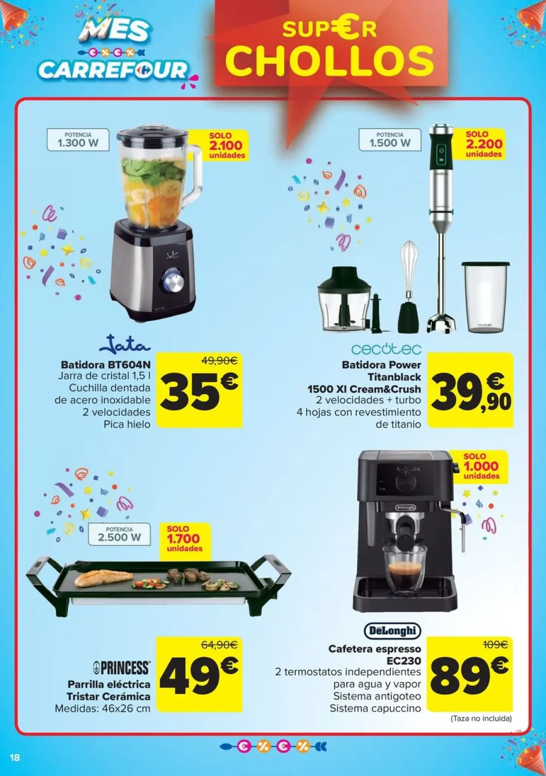 Página 18 en CHOLLOS NO ALIMENTACION en Carrefour España