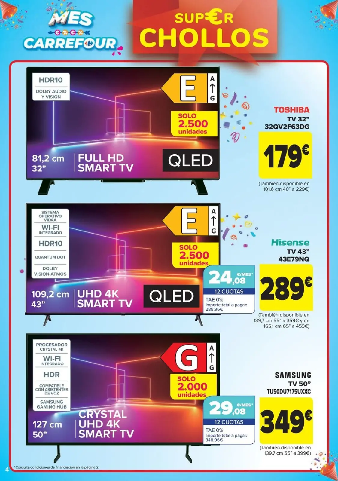 Página 4 en CHOLLOS NO ALIMENTACION en Carrefour España