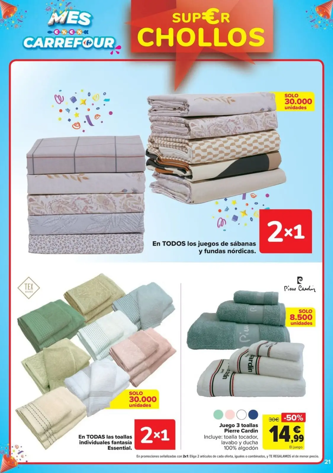 Página 21 en CHOLLOS NO ALIMENTACION en Carrefour España