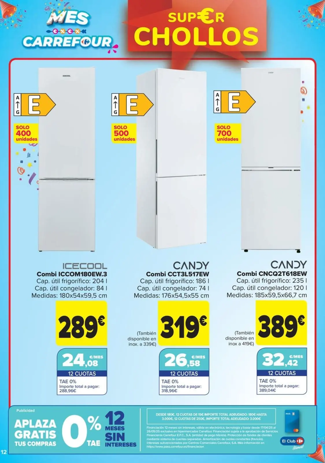 Página 12 en CHOLLOS NO ALIMENTACION en Carrefour España