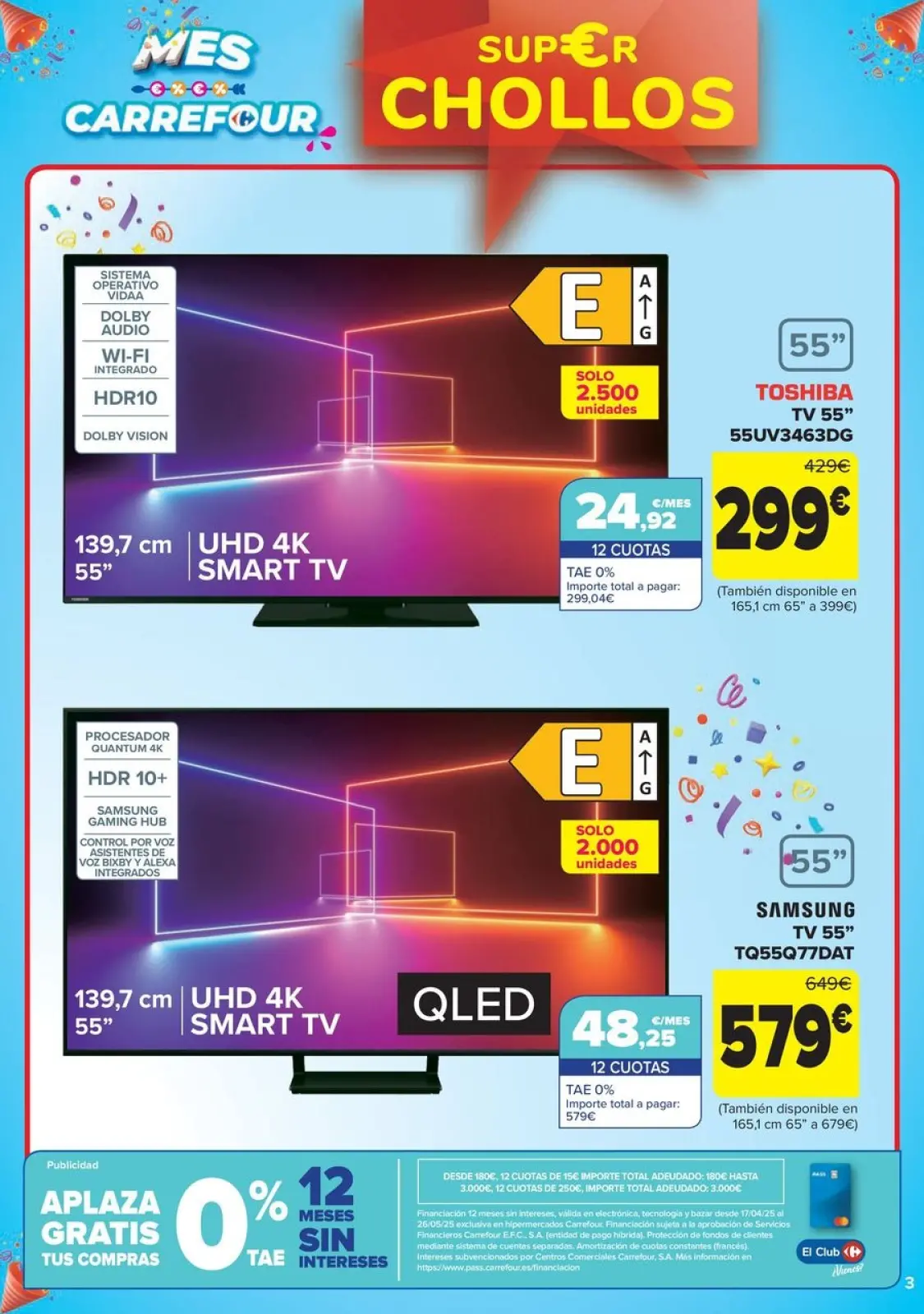 Página 3 en CHOLLOS NO ALIMENTACION en Carrefour España