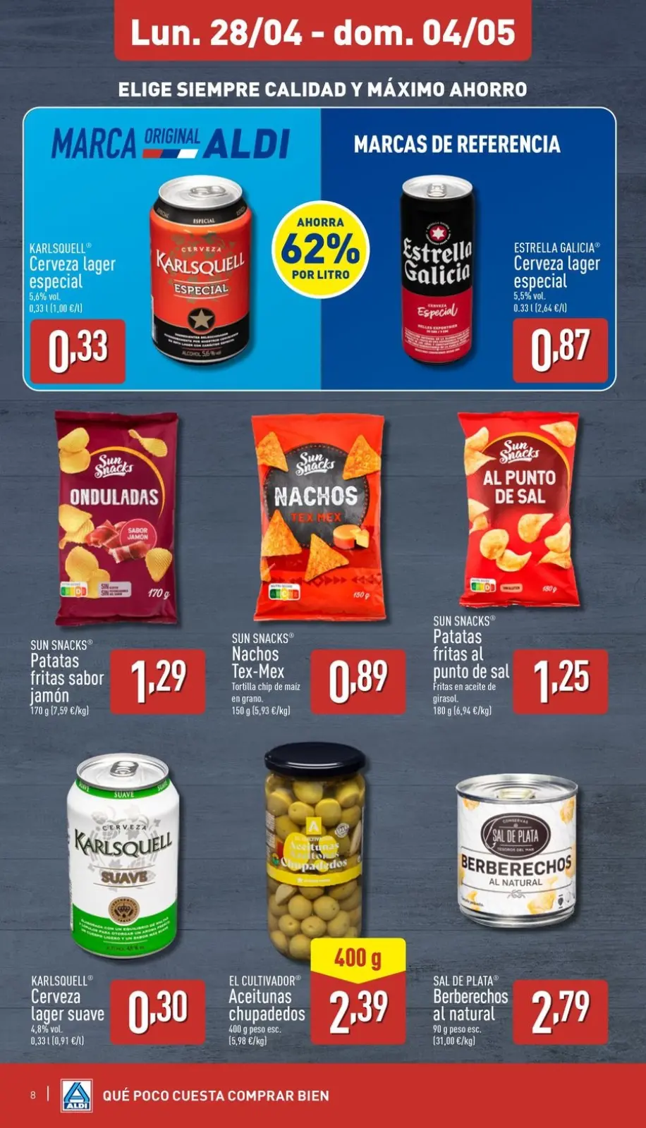 صفحة 8 ضمن توفير كبير جدا في ألدي إسبانيا
