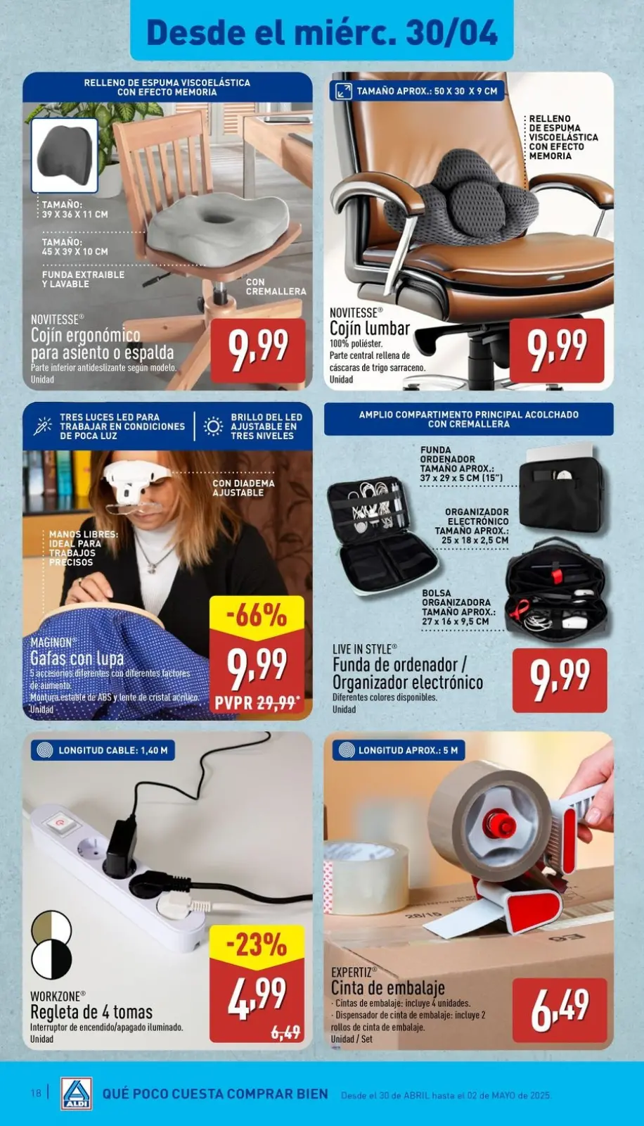 صفحة 18 ضمن توفير كبير جدا في ألدي إسبانيا