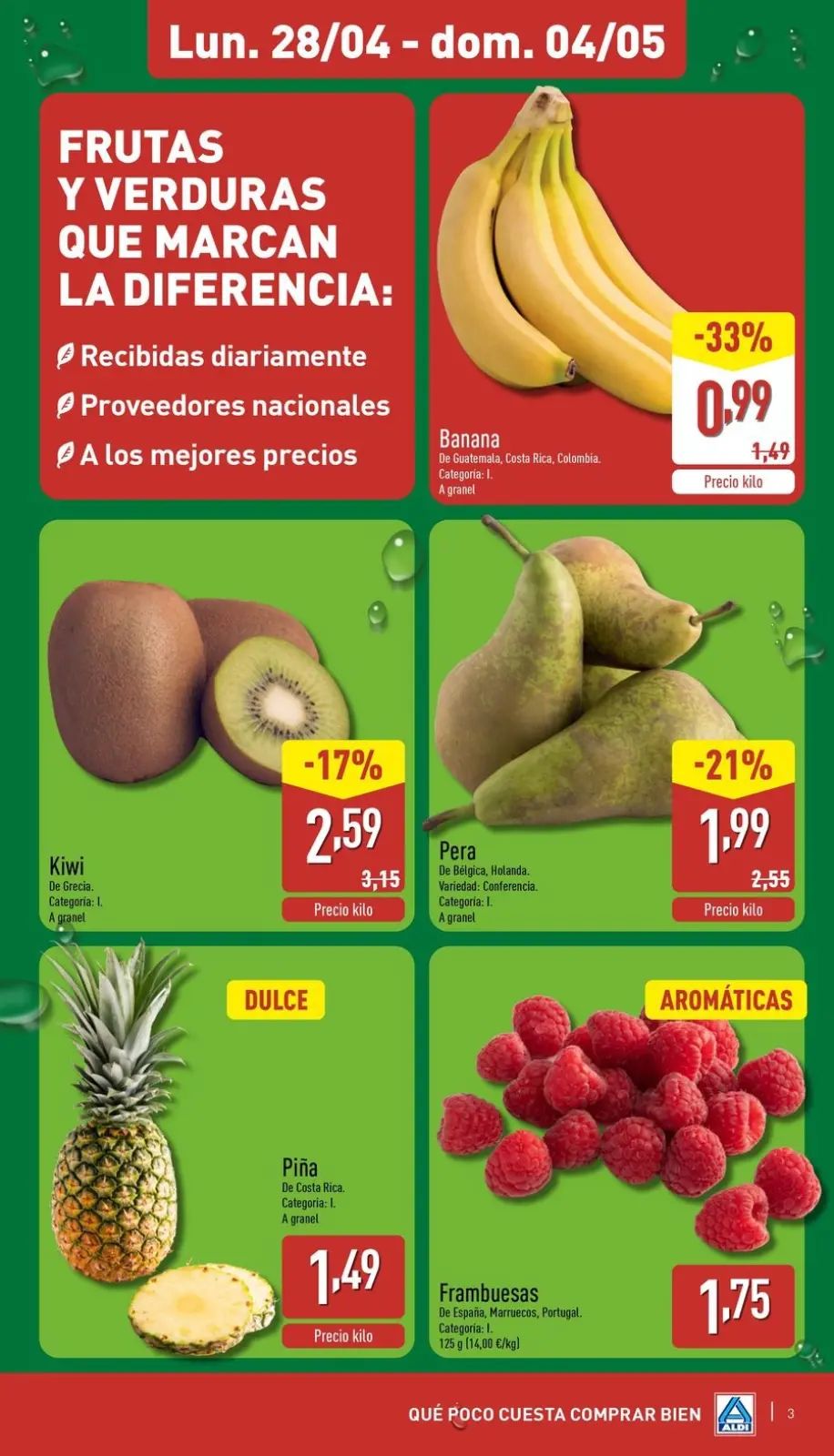 صفحة 3 ضمن توفير كبير جدا في ألدي إسبانيا