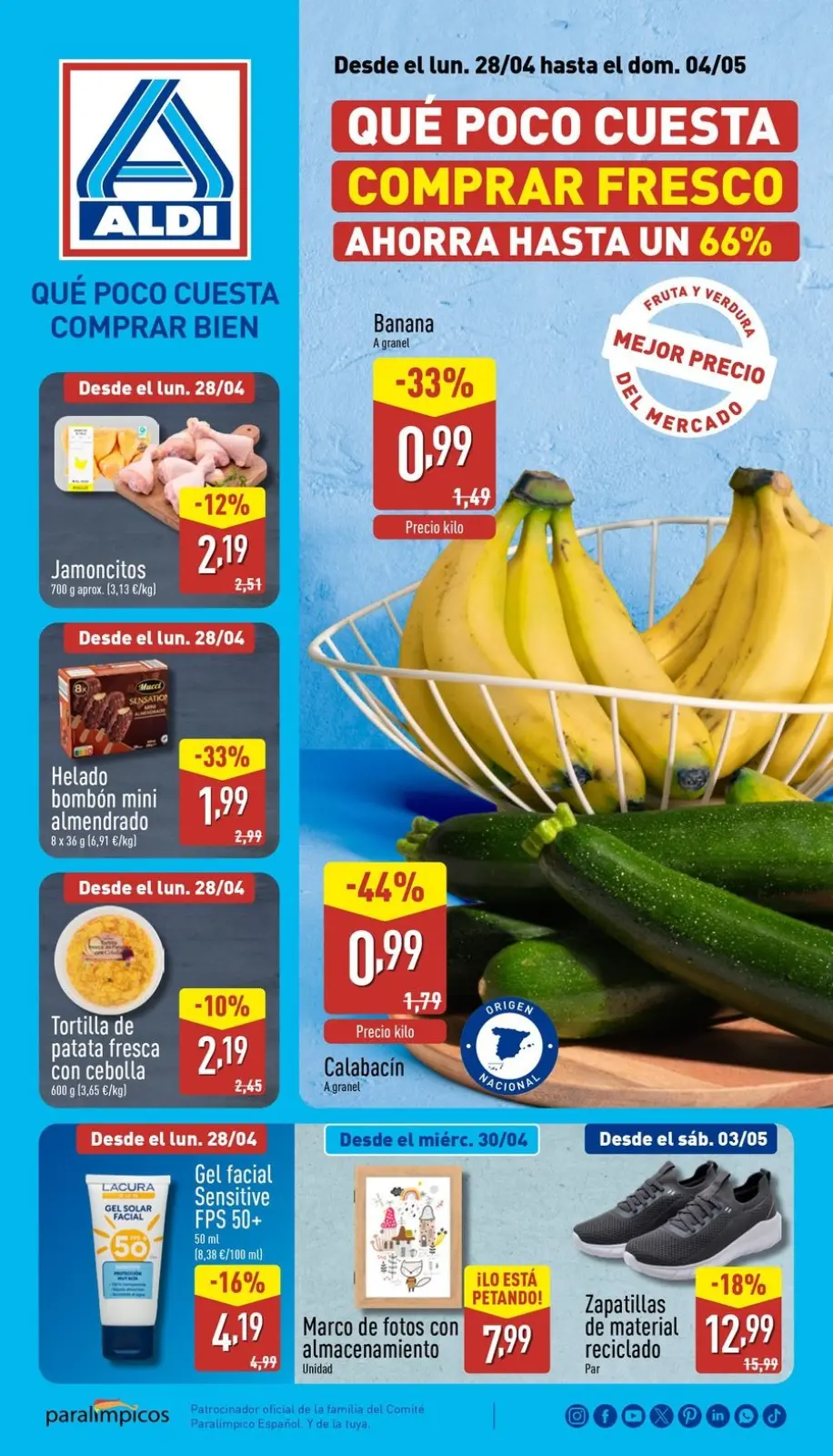 صفحة 1 ضمن توفير كبير جدا في ألدي إسبانيا