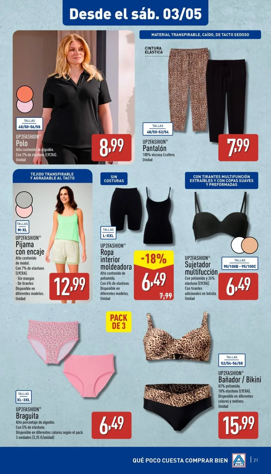 صفحة 21 ضمن توفير كبير جدا في ألدي إسبانيا