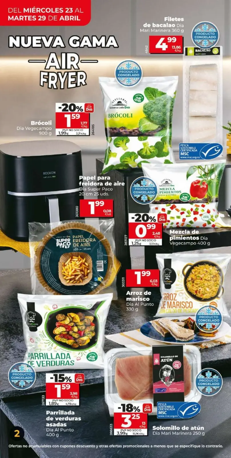 Page 2 dans Nouvelles offres de gamme chez Dia Espagne