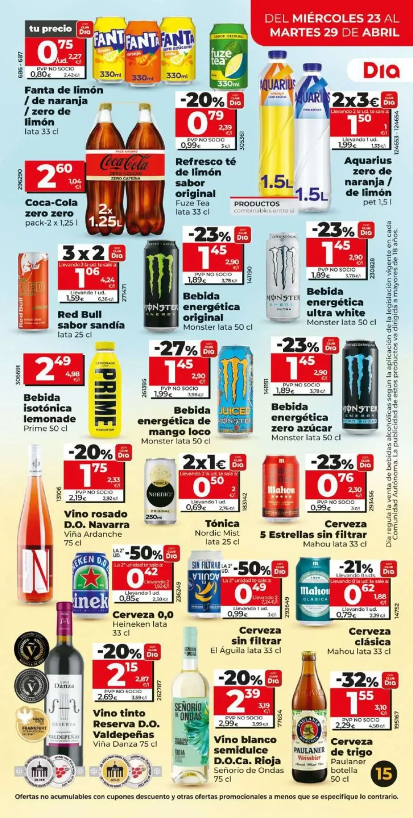Page 15 dans Nouvelles offres de gamme chez Dia Espagne