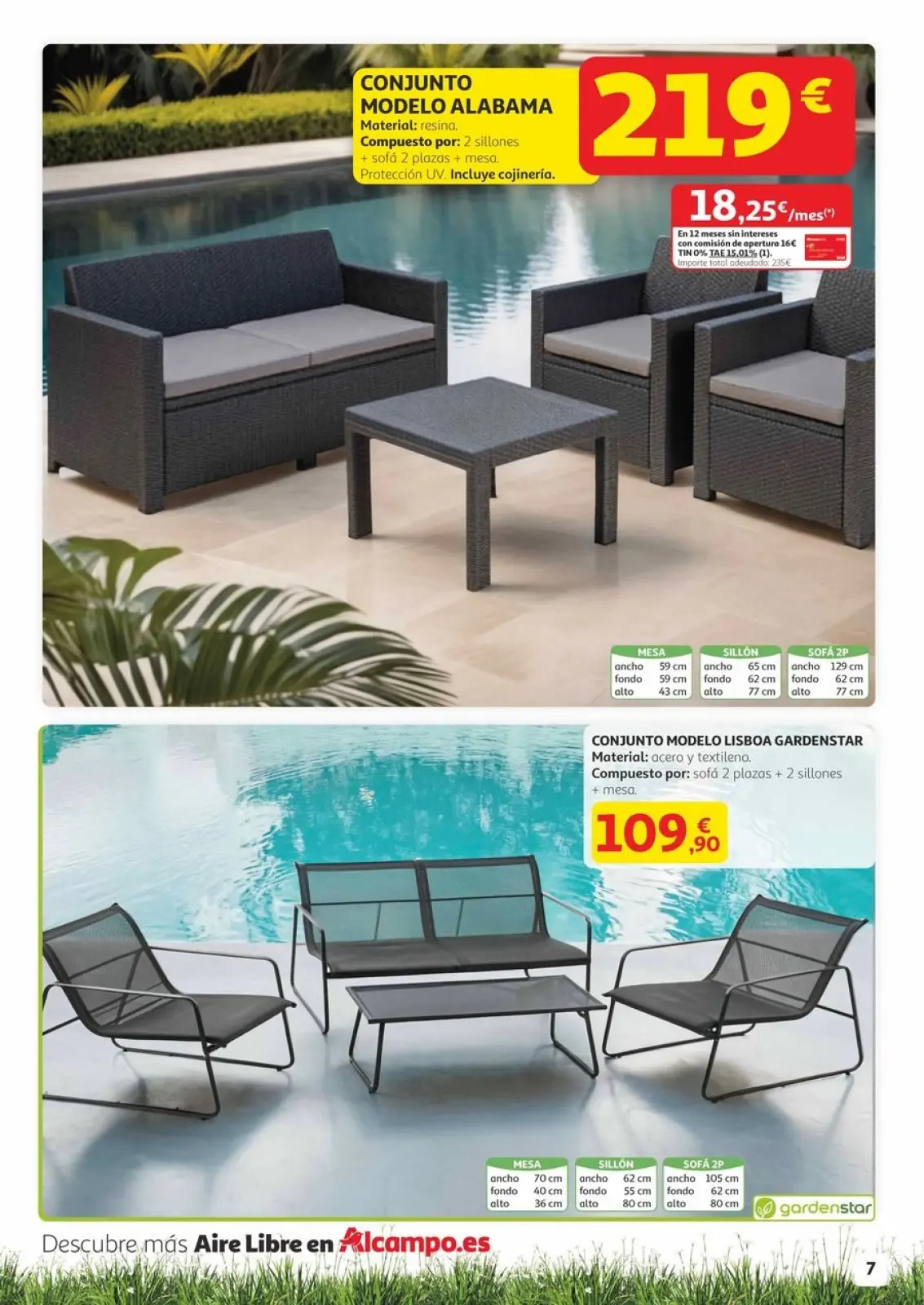 Página 7 en Aire Libre Canarias Ofertas en Alcampo España