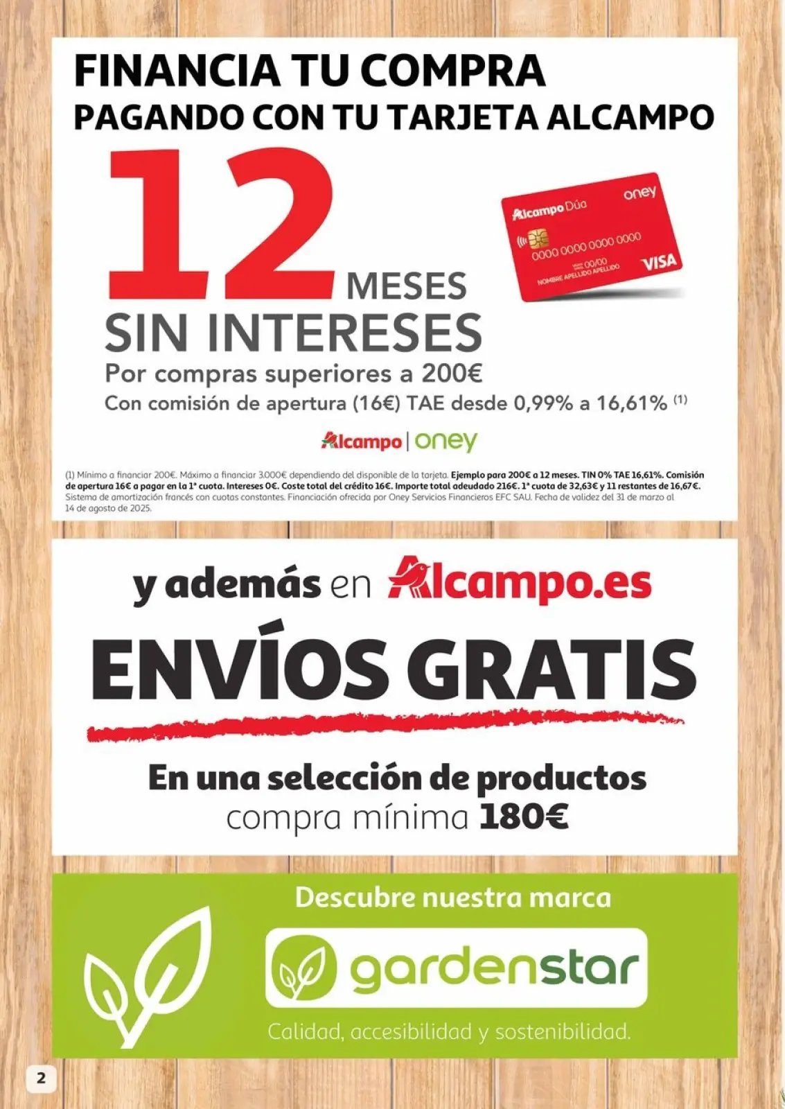Página 2 en Aire Libre Canarias Ofertas en Alcampo España