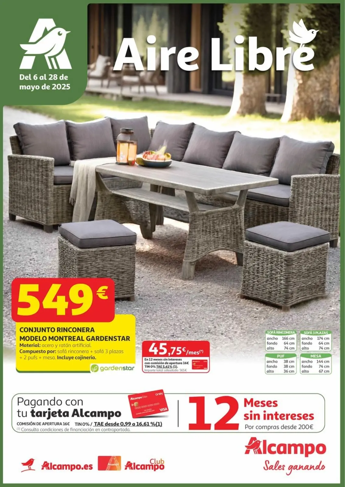 Página 1 en Aire Libre Canarias Ofertas en Alcampo España