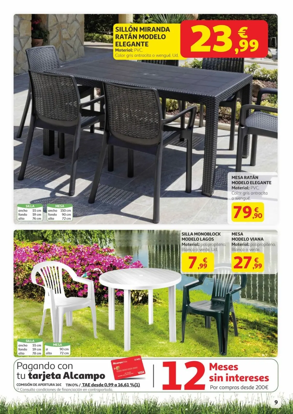 Página 9 en Aire Libre Canarias Ofertas en Alcampo España