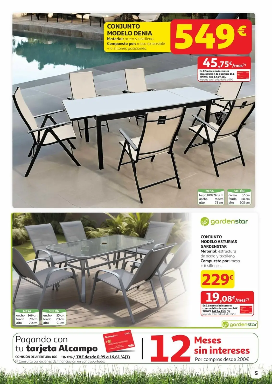 Página 5 en Aire Libre Canarias Ofertas en Alcampo España