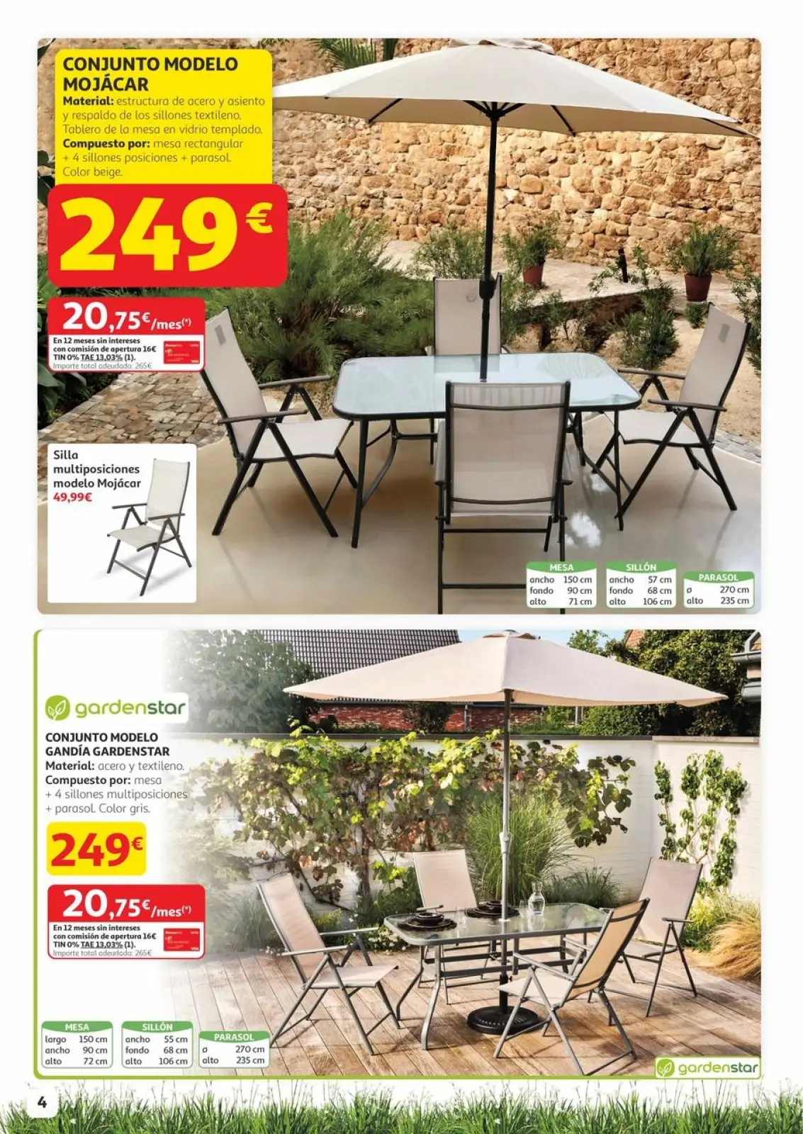 Página 4 en Aire Libre Canarias Ofertas en Alcampo España