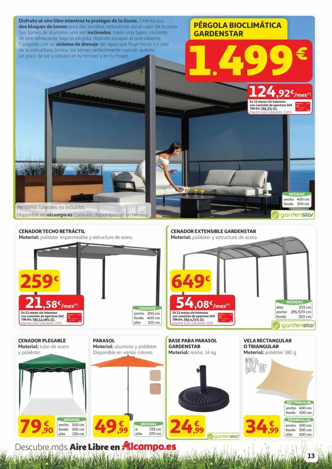 Página 13 en Aire Libre Canarias Ofertas en Alcampo España