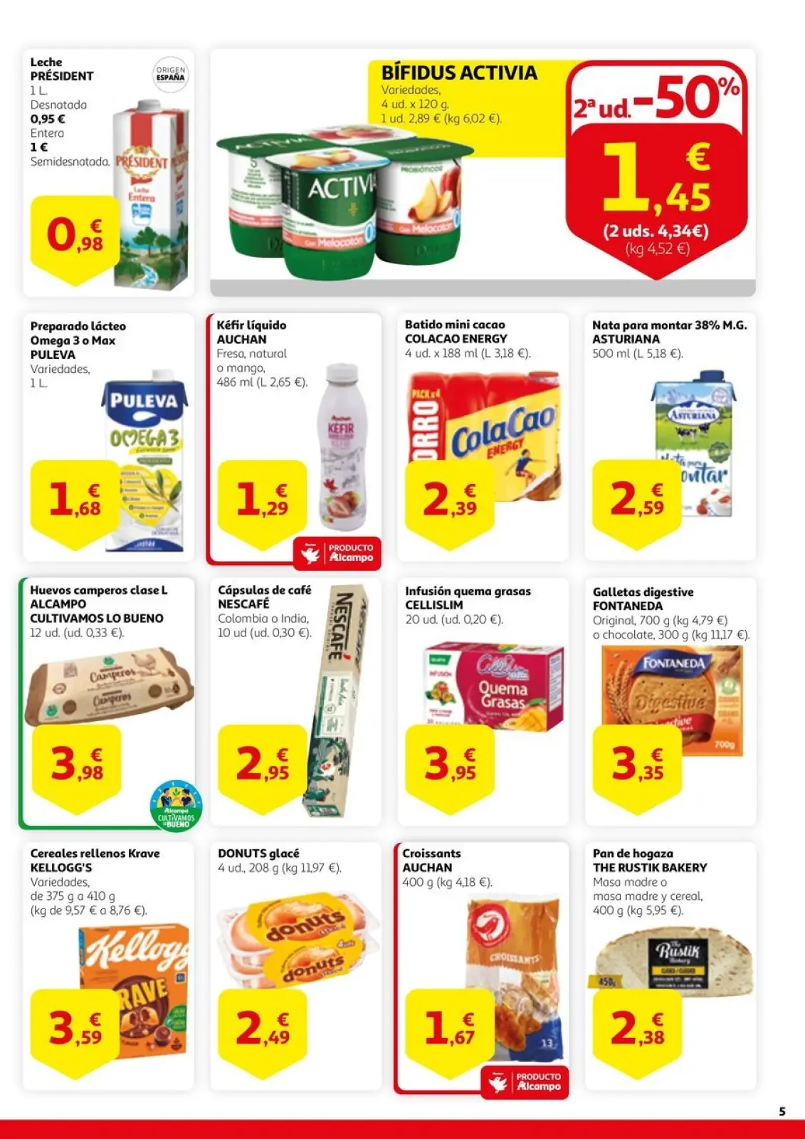 Página 5 en Gana en ahorro en Alcampo España