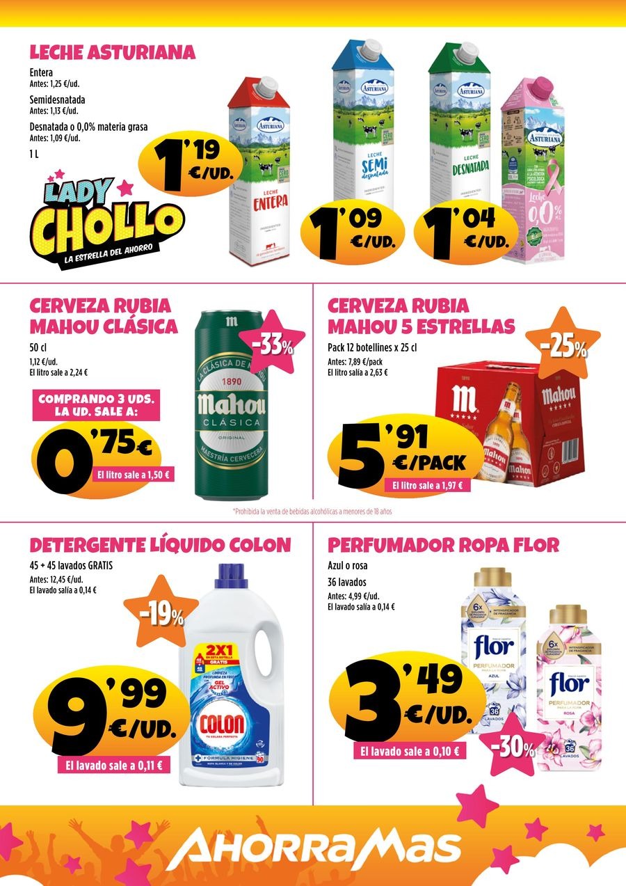 Ofertas de Ahorramas España de 24 abril a 7 mayo 2025 Lady Chollo, la estrella del ahorro
