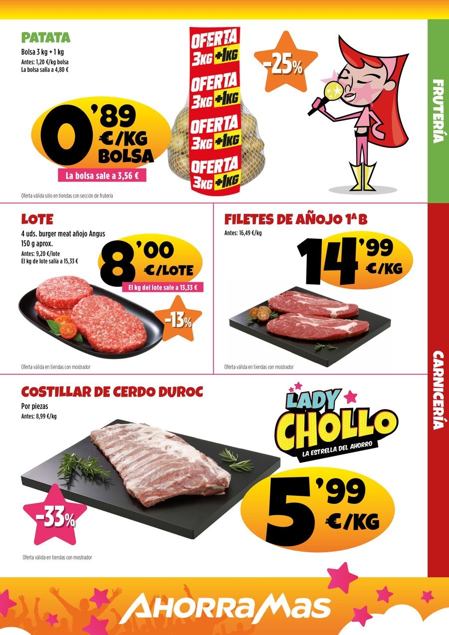Ofertas de Ahorramas España de 24 abril a 7 mayo 2025 Lady Chollo, la estrella del ahorro