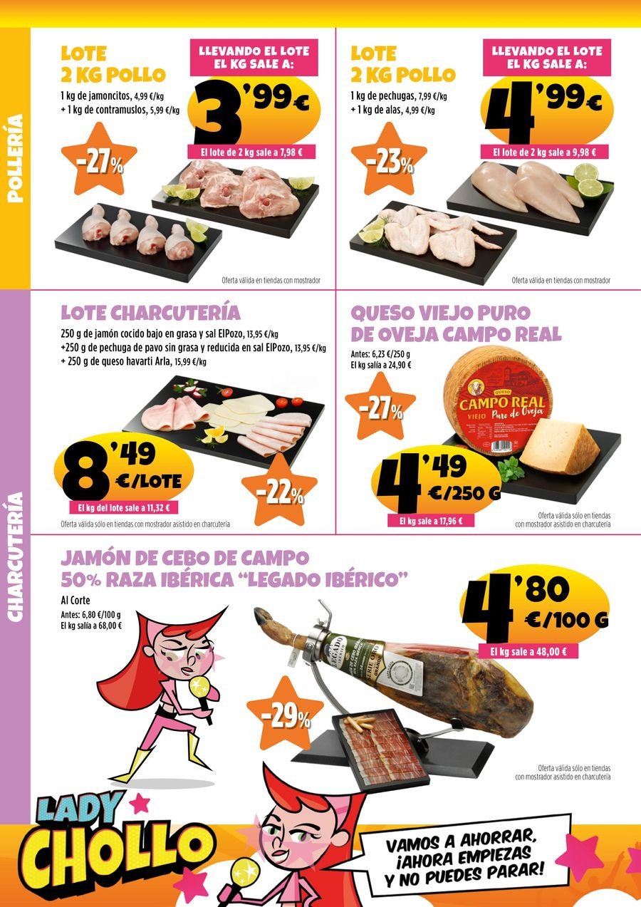 Ofertas de Ahorramas España de 24 abril a 7 mayo 2025 Lady Chollo, la estrella del ahorro