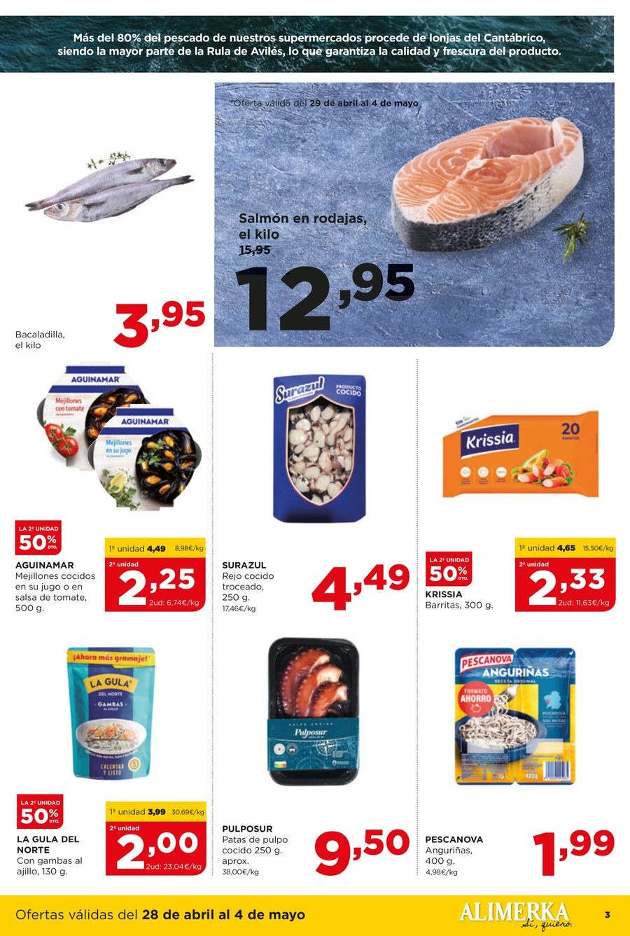 Ofertas de ‎Alimerka Supermercados‎ España de 28 abril a 4 mayo 2025 Nuevas ofertas