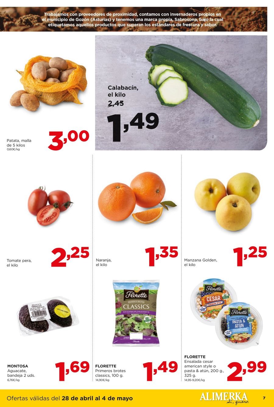 Ofertas de ‎Alimerka Supermercados‎ España de 28 abril a 4 mayo 2025 Nuevas ofertas