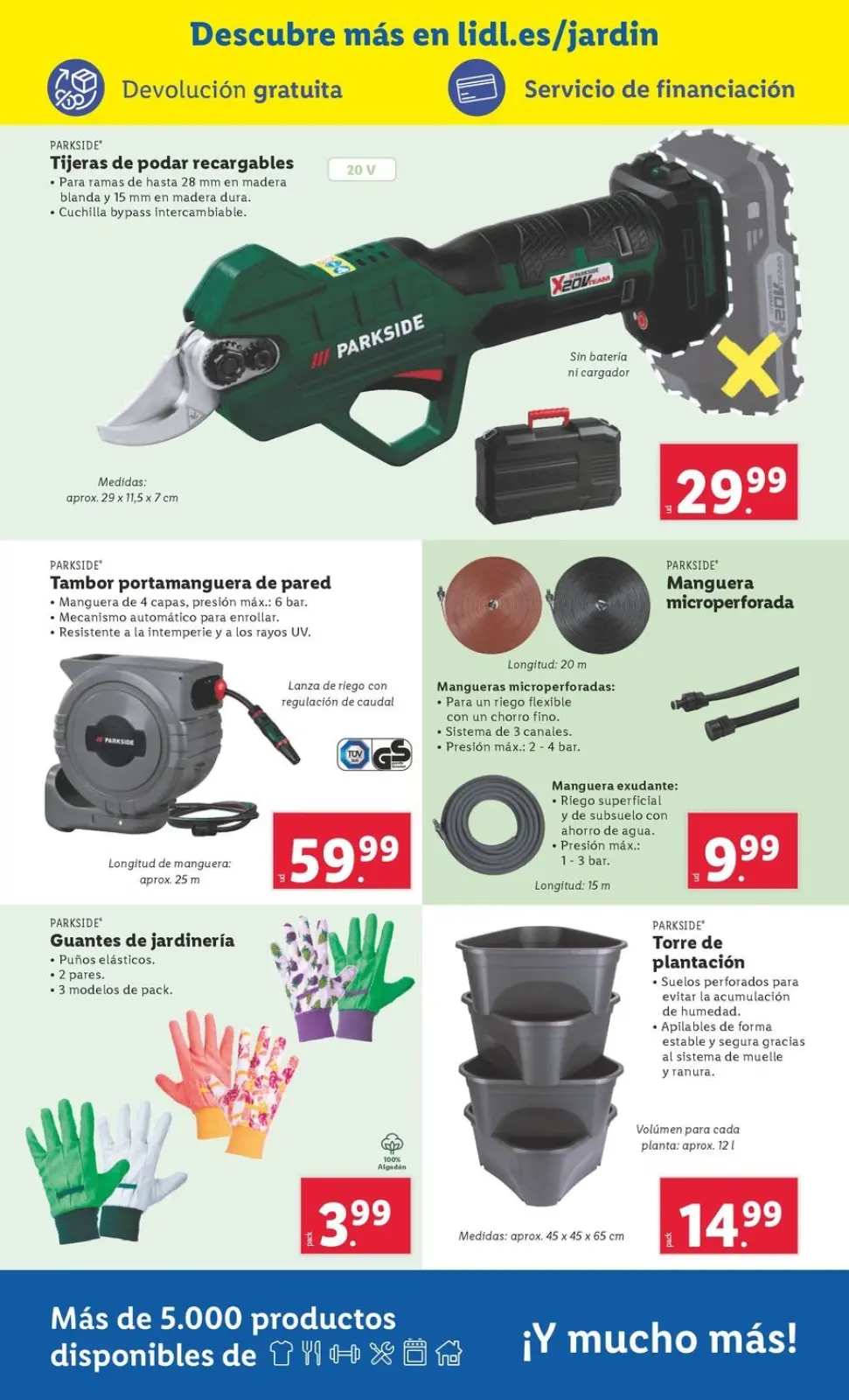 Page 8 dans Offres Donnez vie à votre JARDIN chez Lidl Espagne