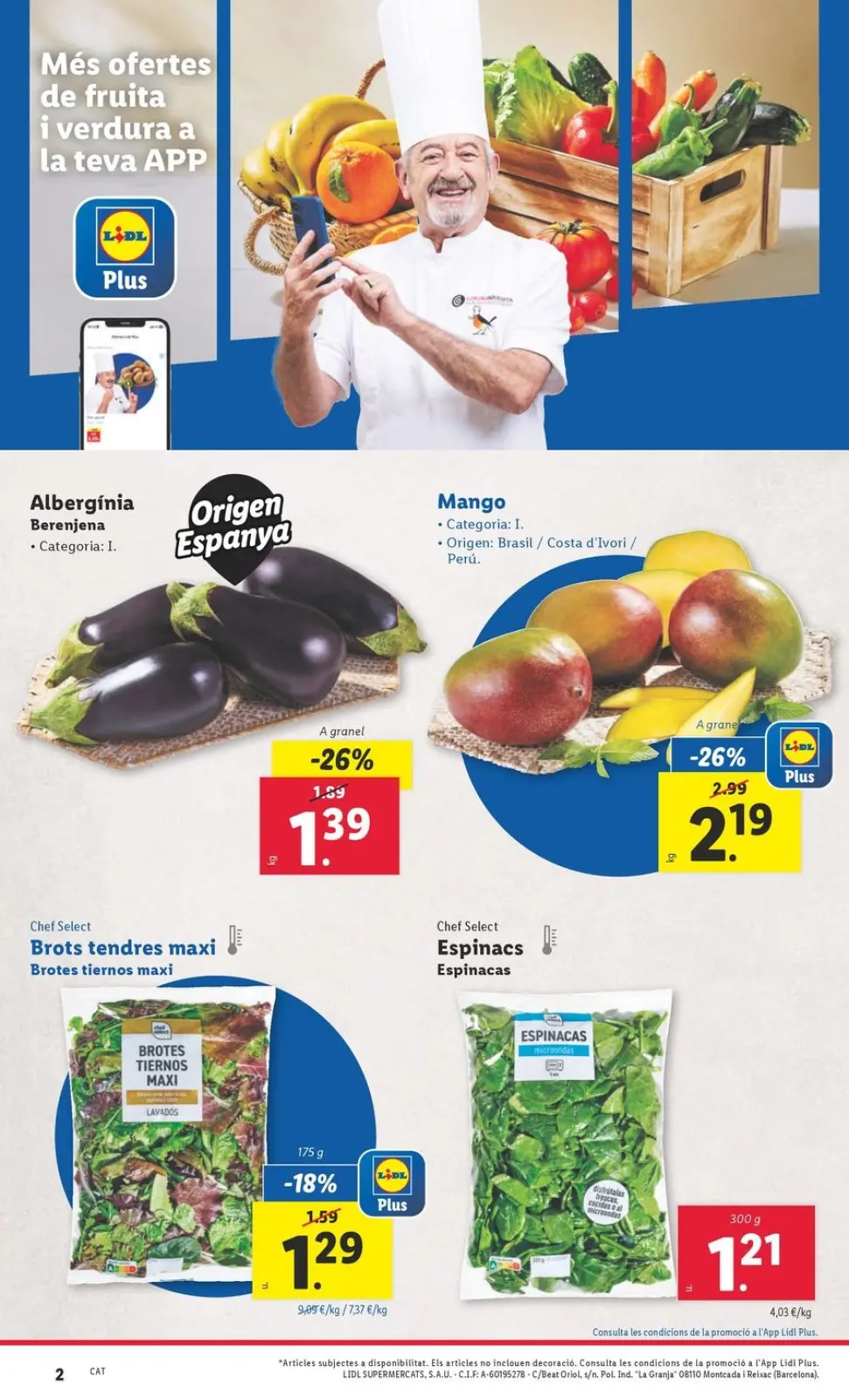Page 4 dans Offres hebdomadaires chez Lidl Espagne