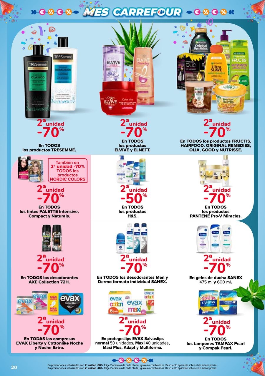 Carrefour Spain Offers from 13 to 26 May 2025 50% RETURN + 2ND UNIT AT -50%