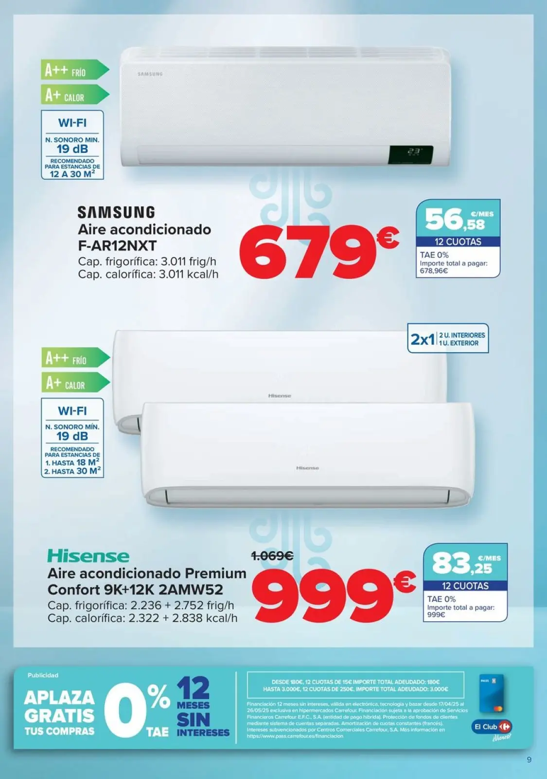 Página 9 en Ofeertas AIRE ACONDICIONADO - VENTILACIÓN en Carrefour España