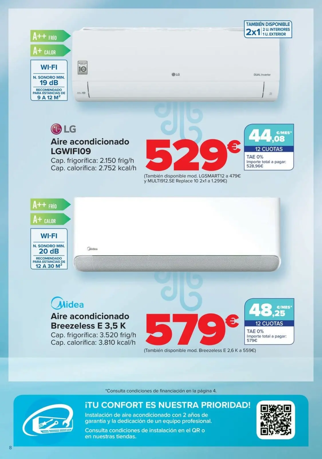 Página 8 en Ofeertas AIRE ACONDICIONADO - VENTILACIÓN en Carrefour España